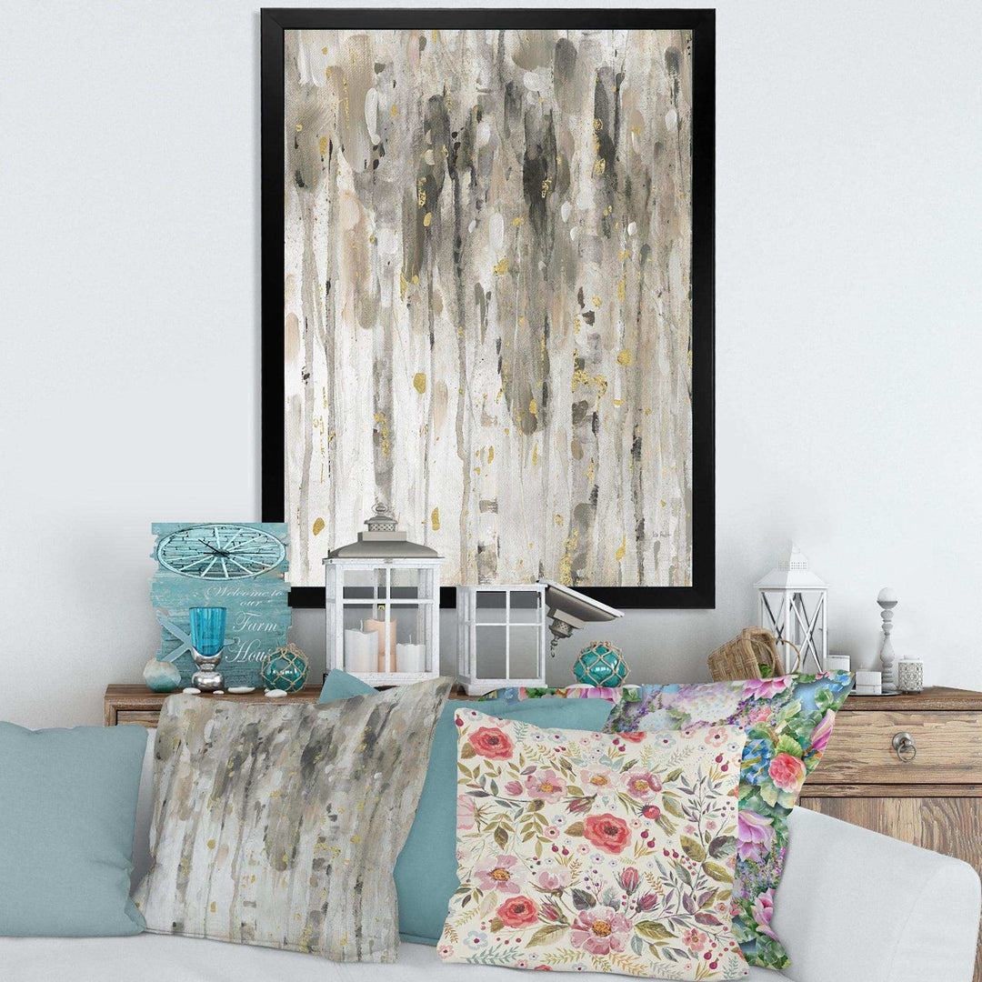 The Modern Grey Forest IV - Farmhouse Wall Art Prints