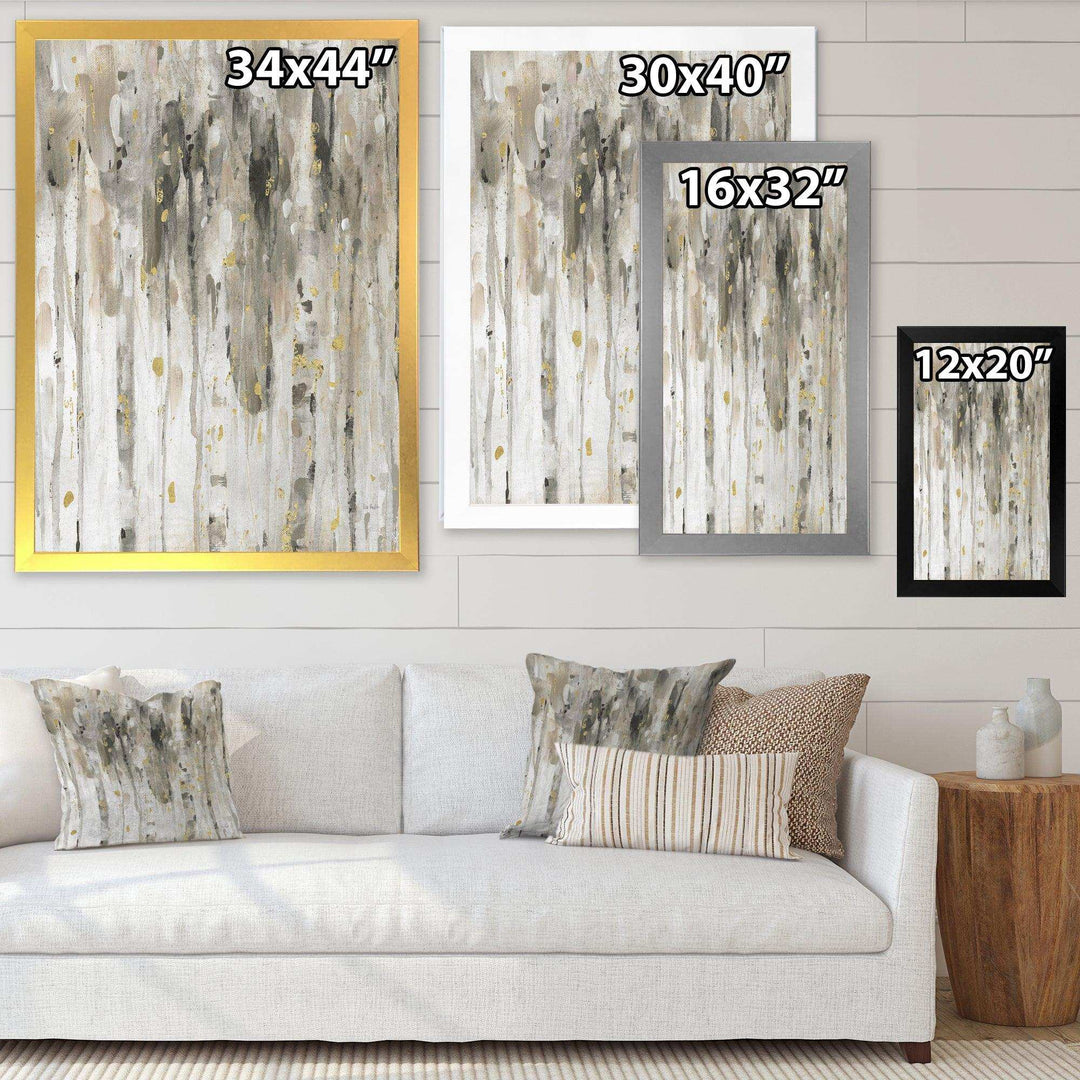 The Modern Grey Forest IV - Farmhouse Wall Art Prints