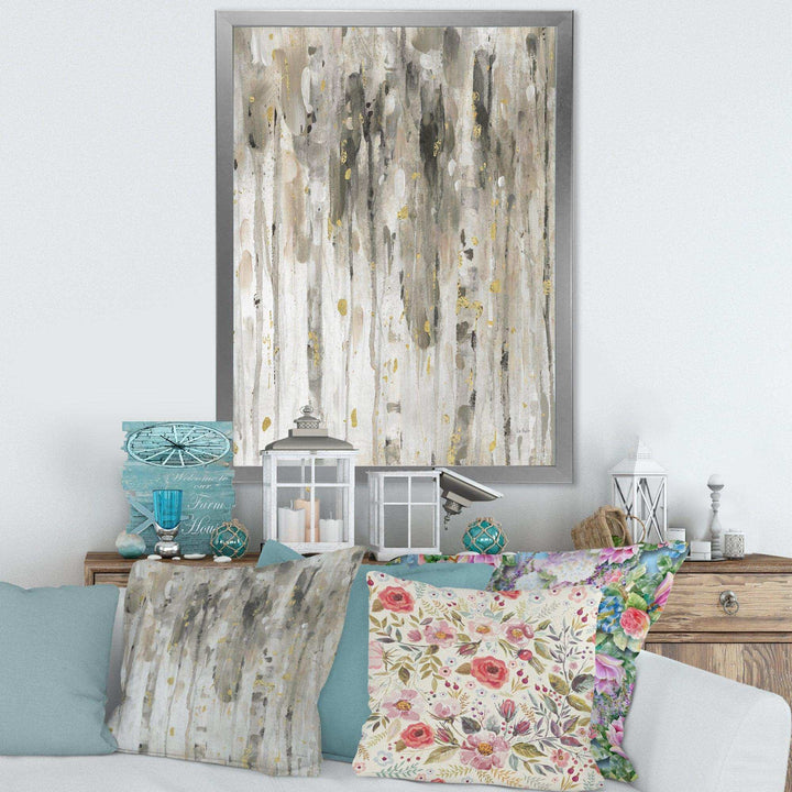 The Modern Grey Forest IV - Farmhouse Wall Art Prints