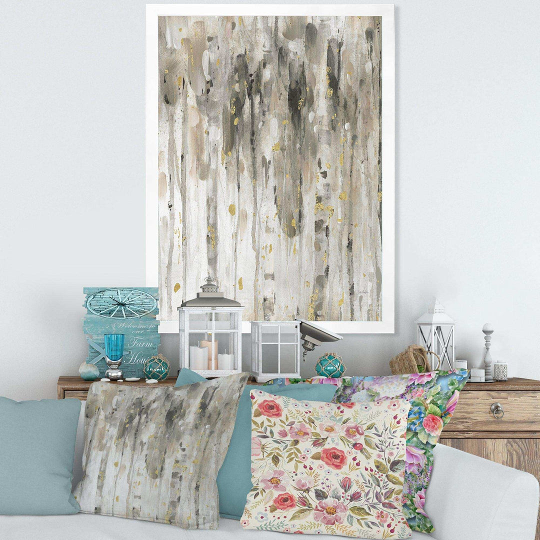 The Modern Grey Forest IV - Farmhouse Wall Art Prints
