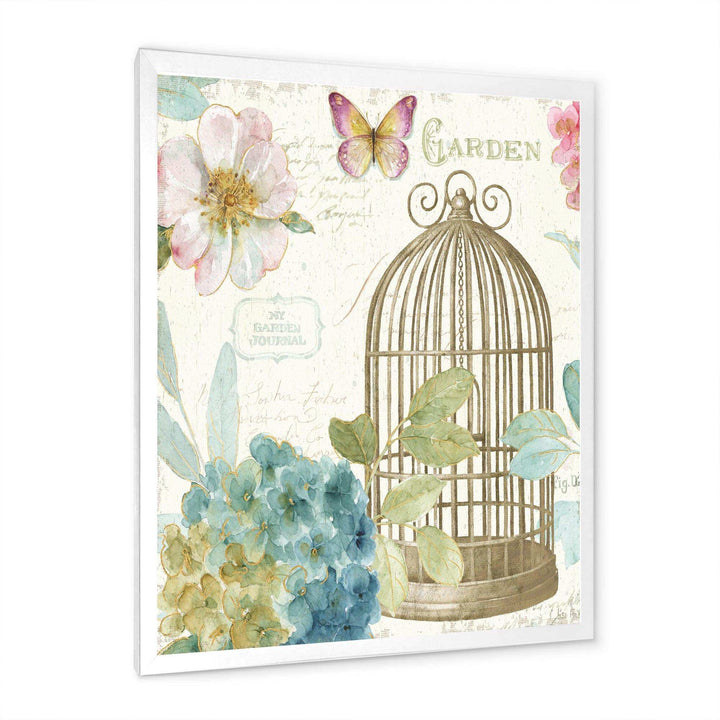 Vintage Floral Birdcage II