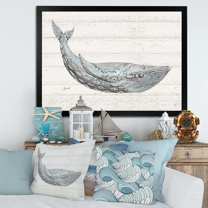 Blue Whale Watercolor