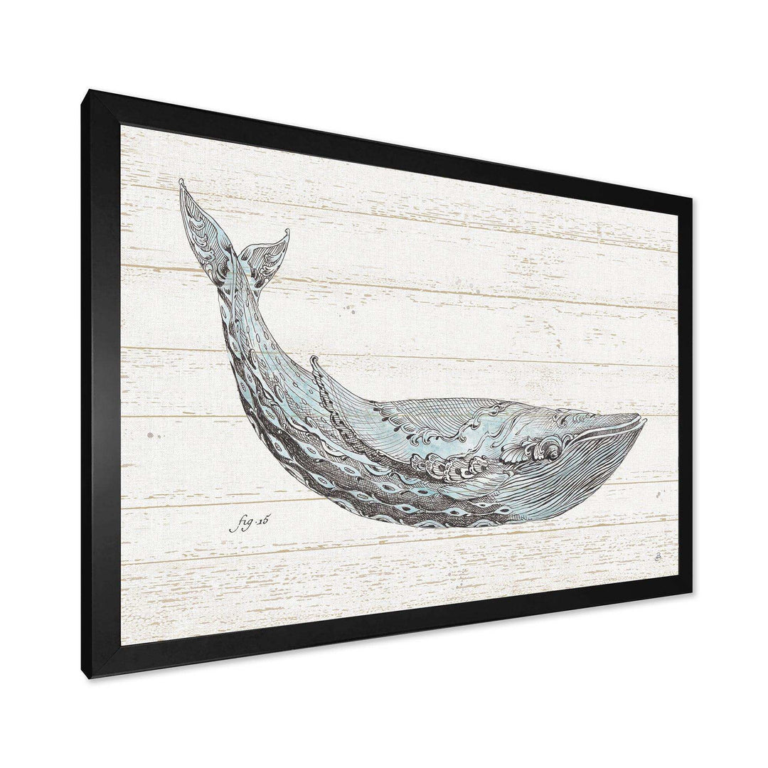 Blue Whale Watercolor