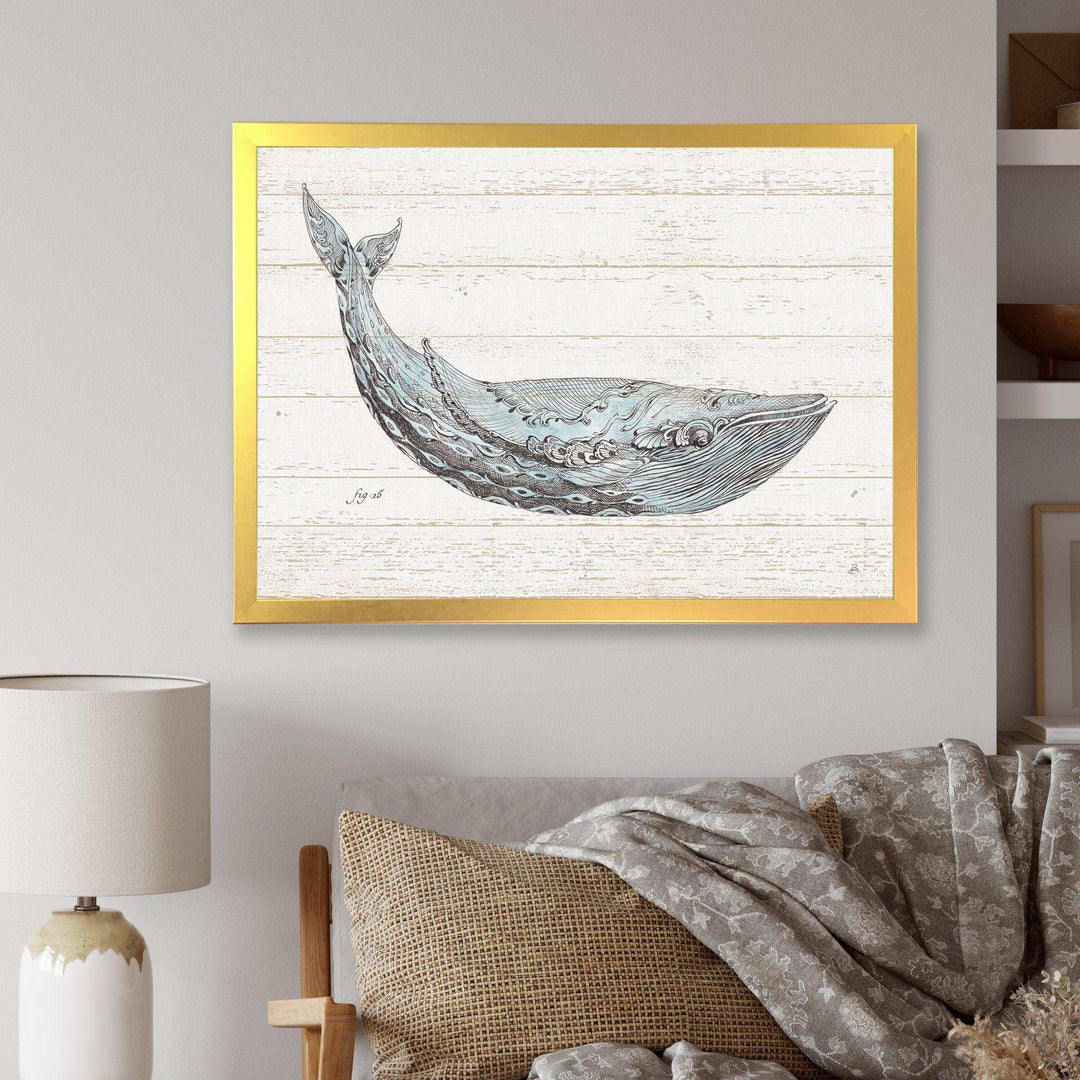 Blue Whale Watercolor