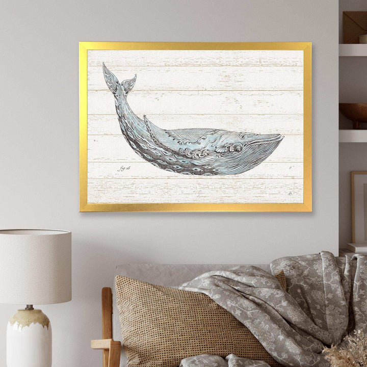 Blue Whale Watercolor