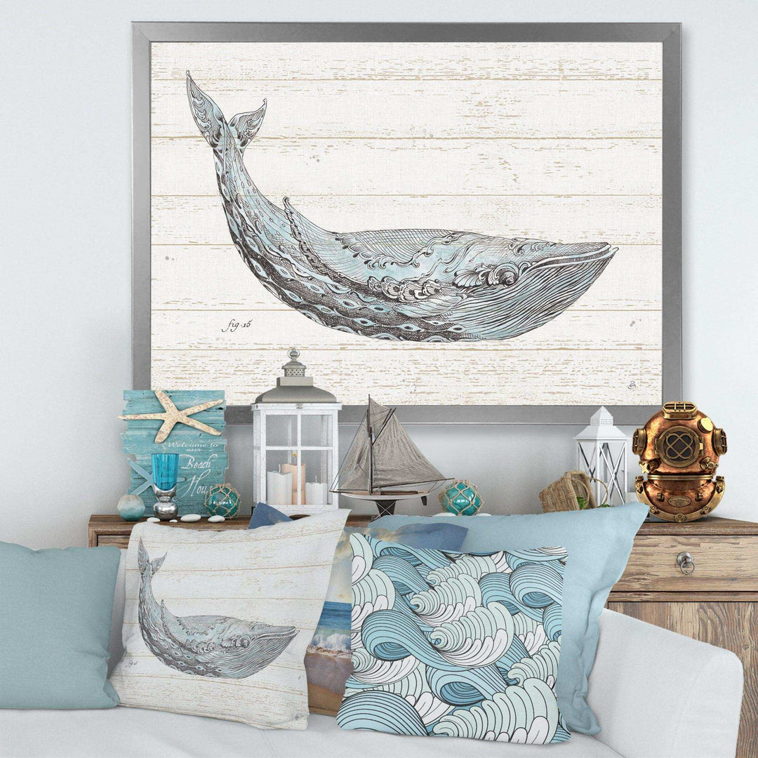 Blue Whale Watercolor