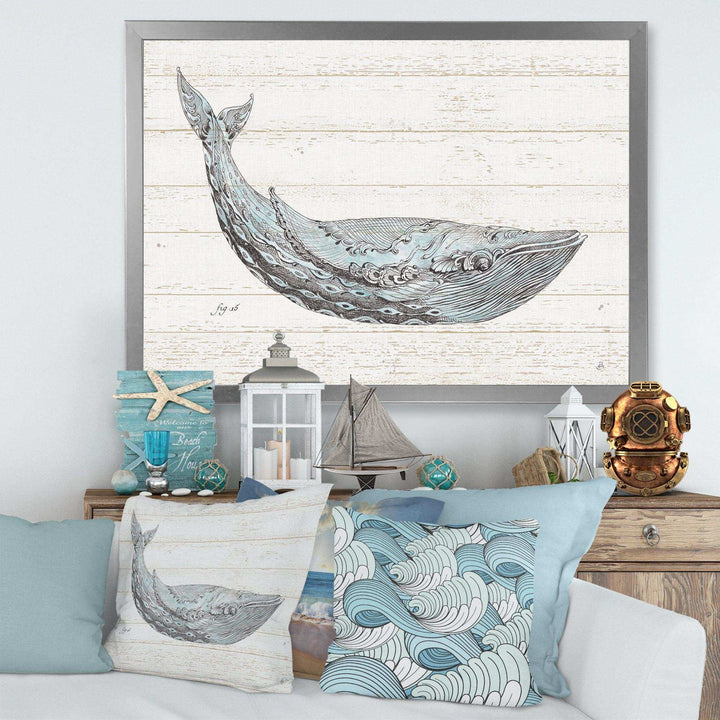 Blue Whale Watercolor