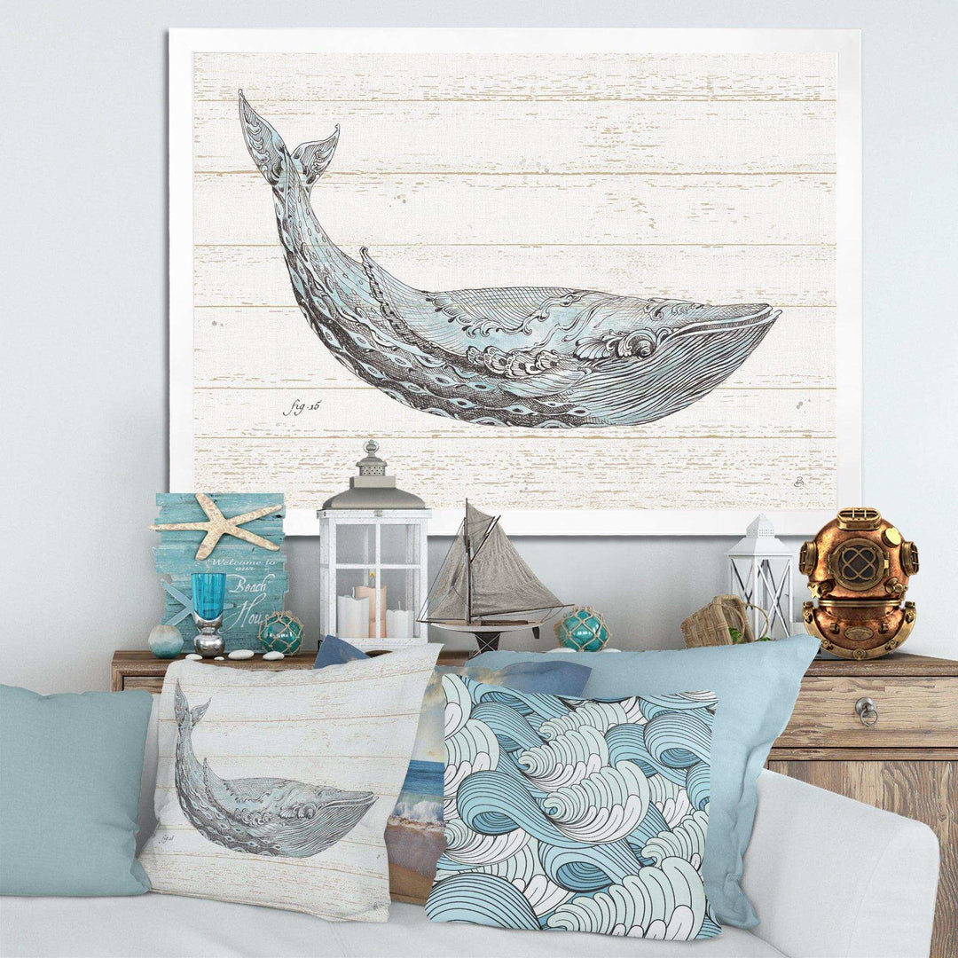 Blue Whale Watercolor