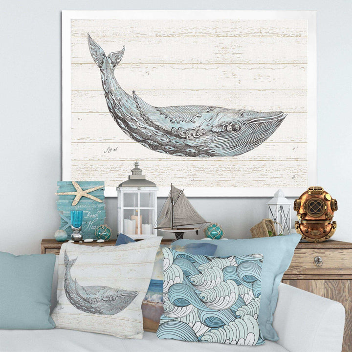 Blue Whale Watercolor