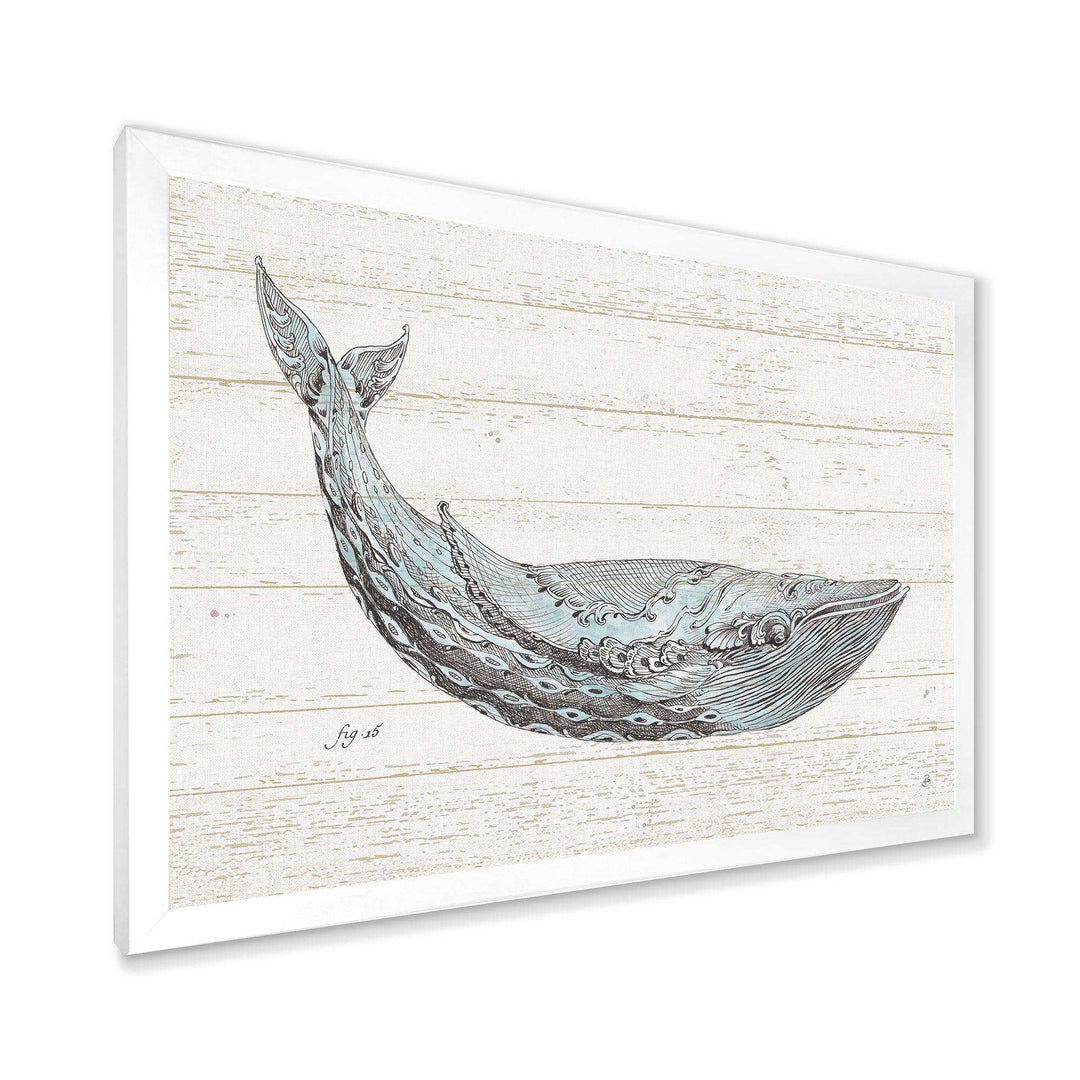 Blue Whale Watercolor