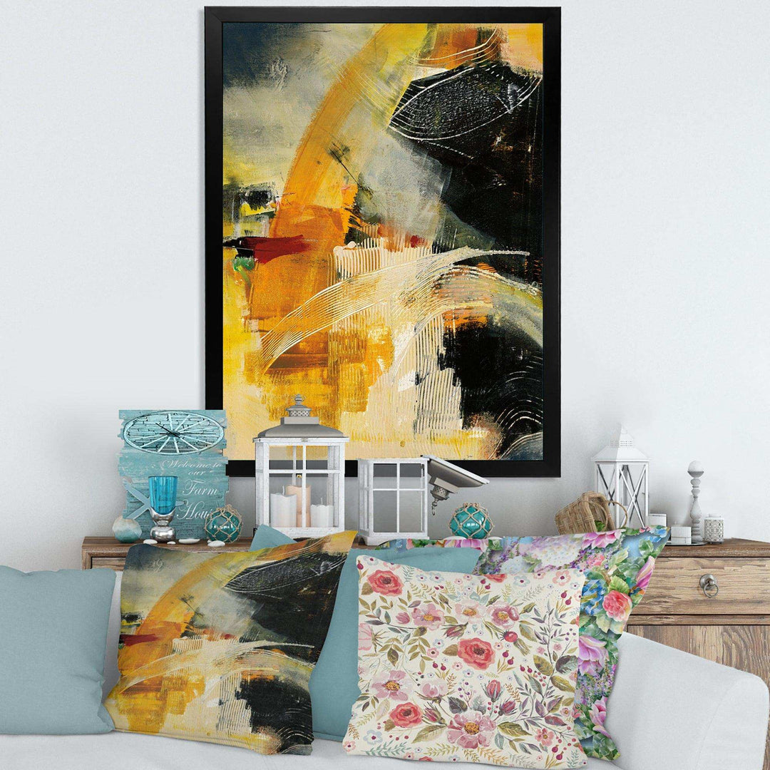 End of the Orange Rainbow II - Traditional Canvas Wall Art
