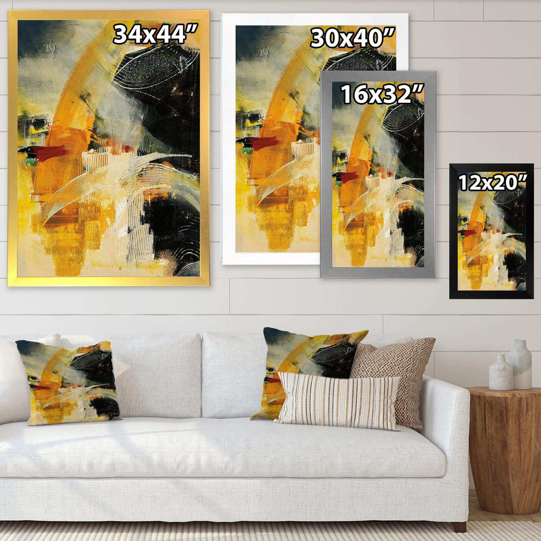 End of the Orange Rainbow II - Traditional Canvas Wall Art