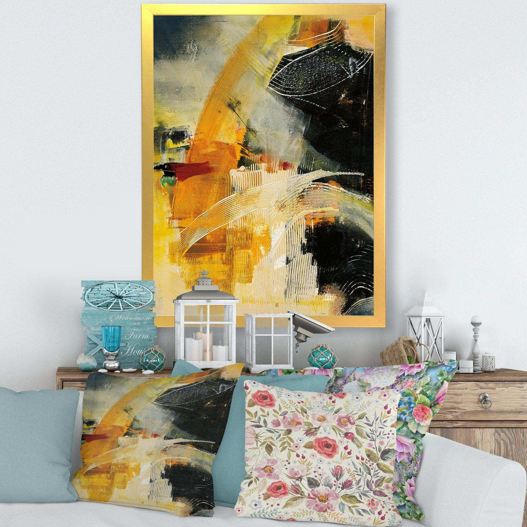 End of the Orange Rainbow II - Traditional Canvas Wall Art