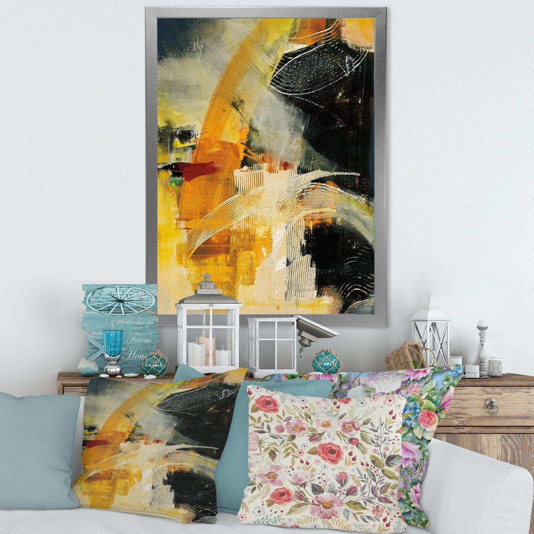 End of the Orange Rainbow II - Traditional Canvas Wall Art