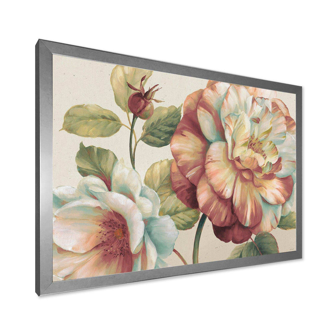 Romantic Dark Rose Blossing Flowers