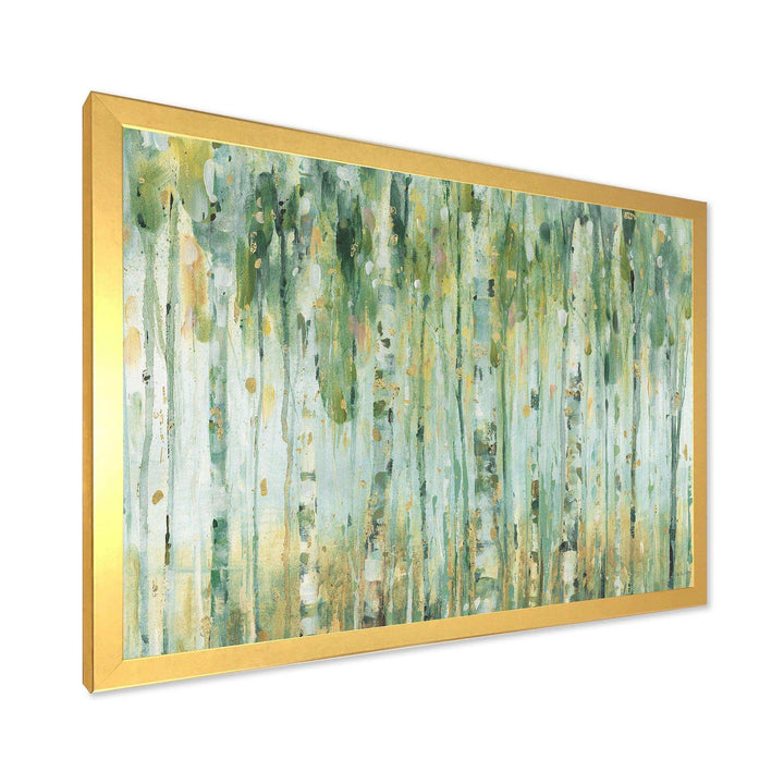 Golden Birch Forest V - Farmhouse Wall Art Prints