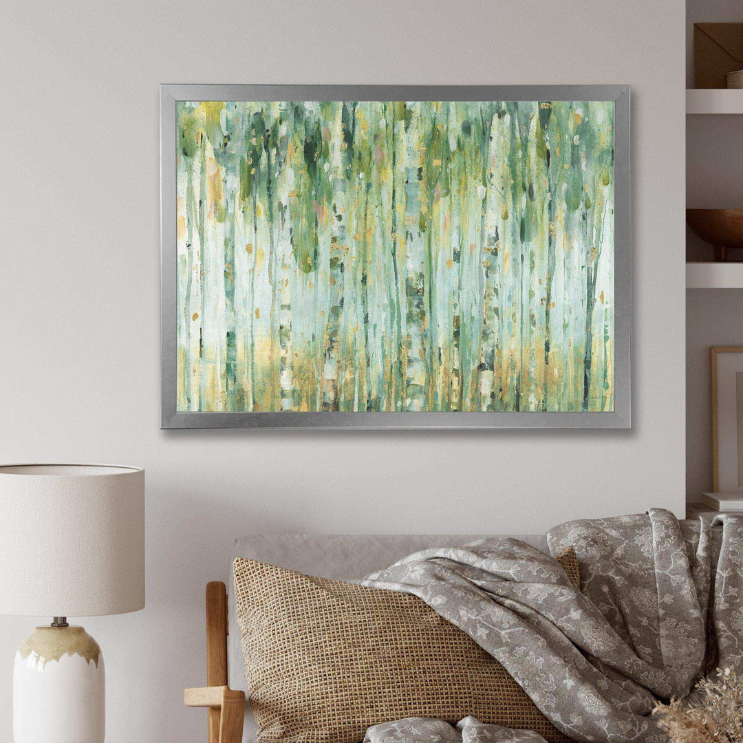 Golden Birch Forest V - Farmhouse Wall Art Prints