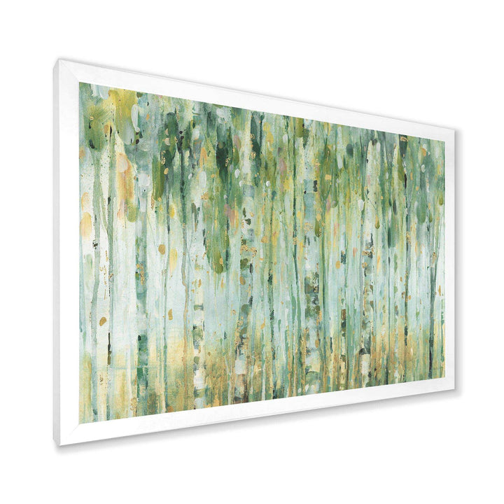 Golden Birch Forest V - Farmhouse Wall Art Prints