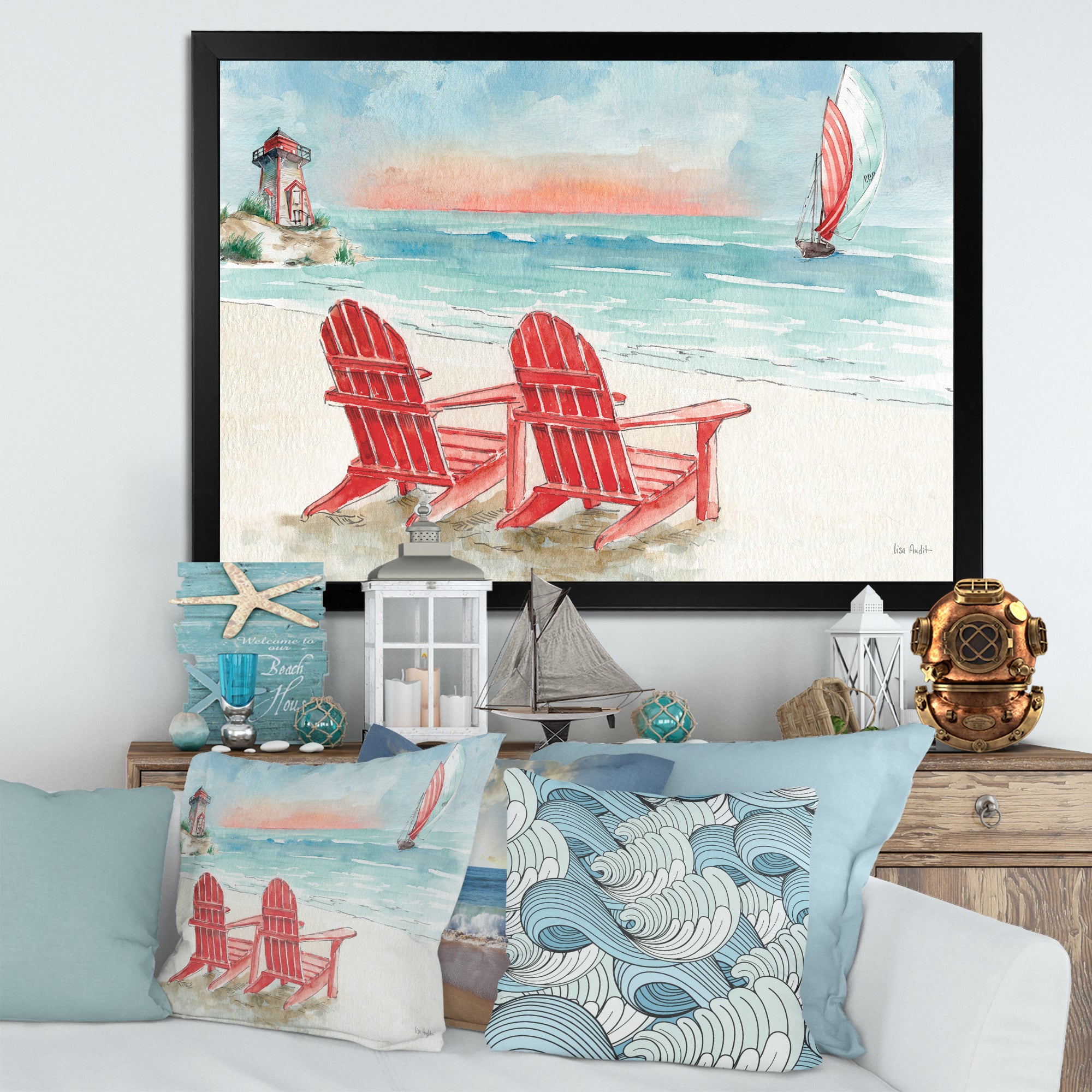 Coastal Chair Relax  Beach II