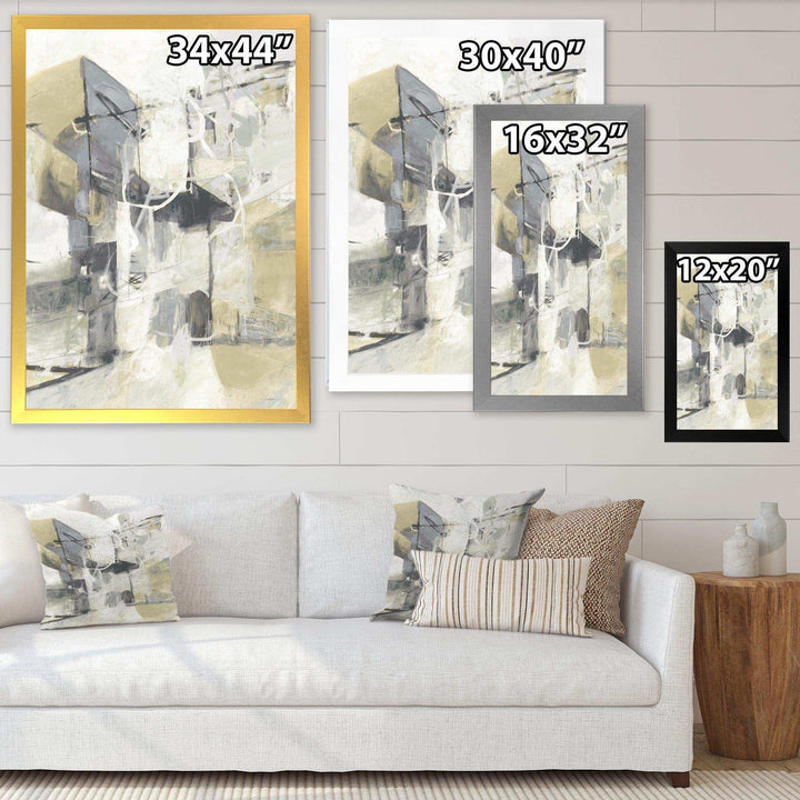 Glam Cream Dream IV - Modern Bedroom Wall Art