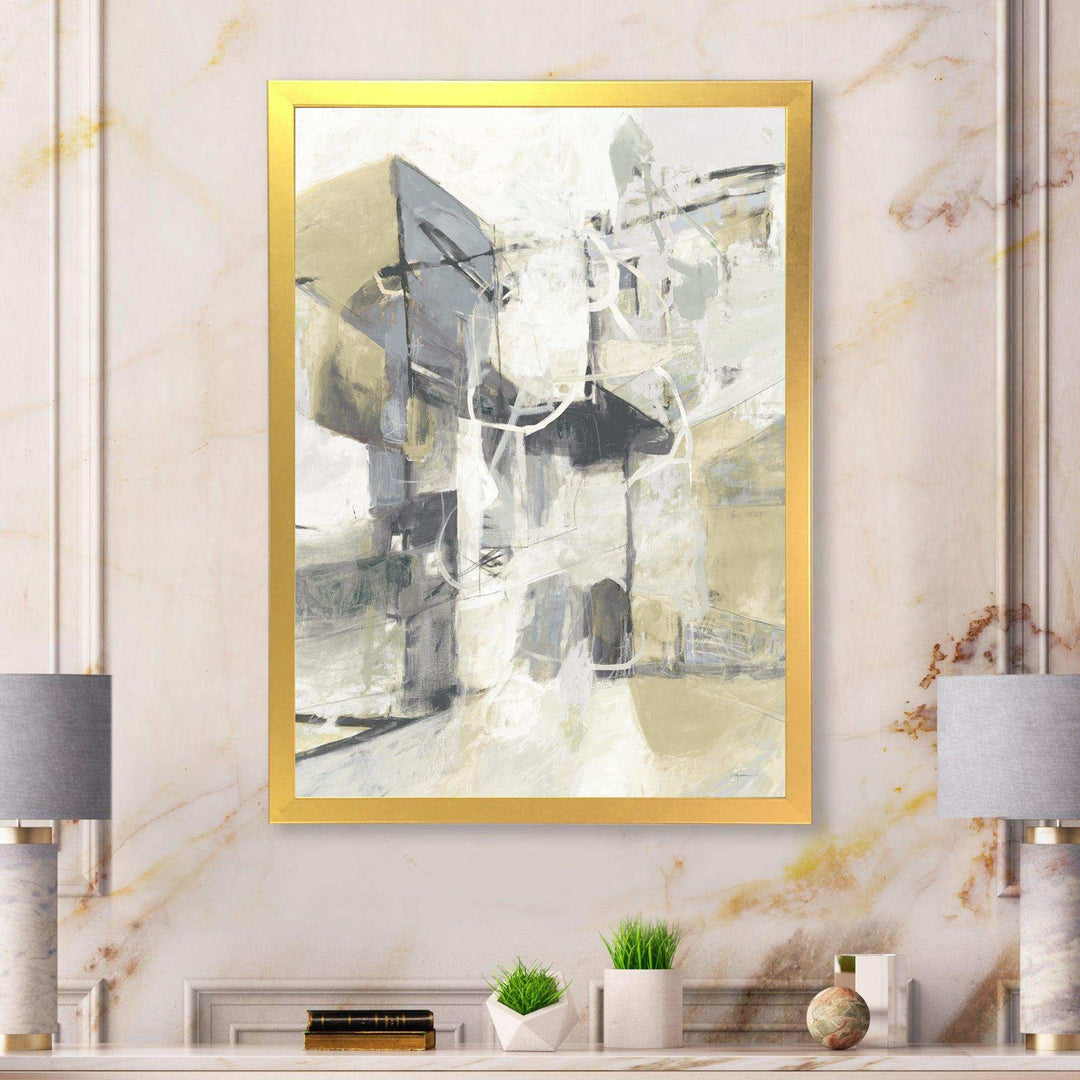Glam Cream Dream IV - Modern Bedroom Wall Art