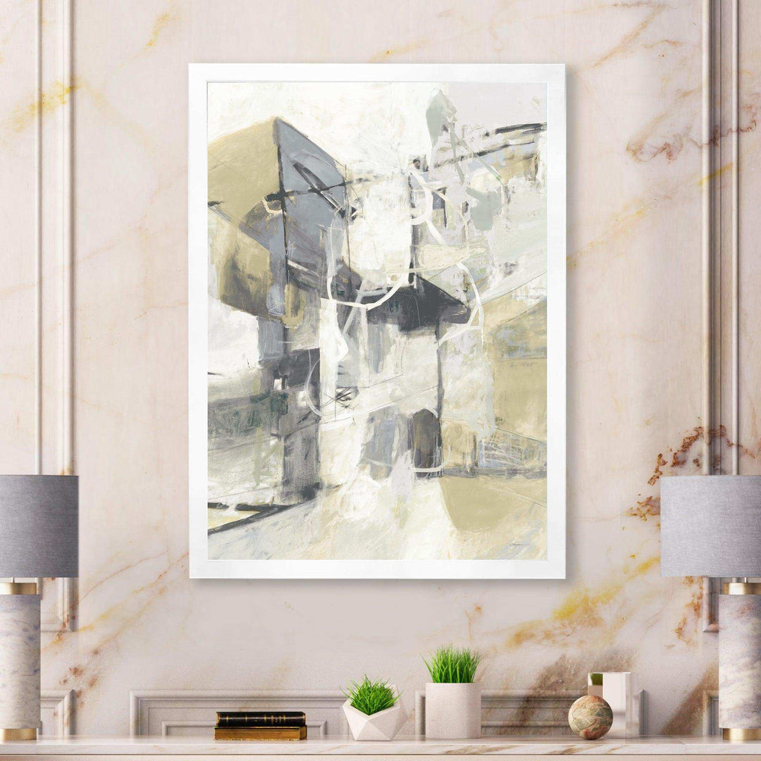 Glam Cream Dream IV - Modern Bedroom Wall Art
