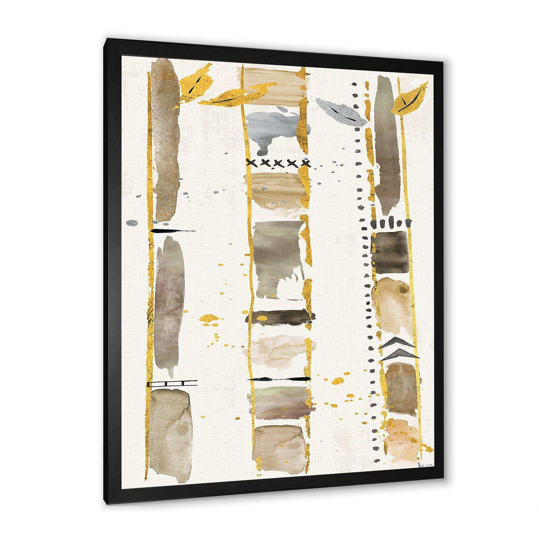 Golden Birch Forest VI - Traditional Canvas Wall Art