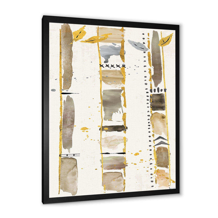 Golden Birch Forest VI - Traditional Canvas Wall Art