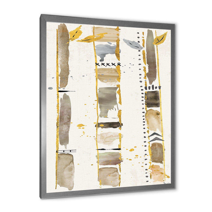 Golden Birch Forest VI - Traditional Canvas Wall Art