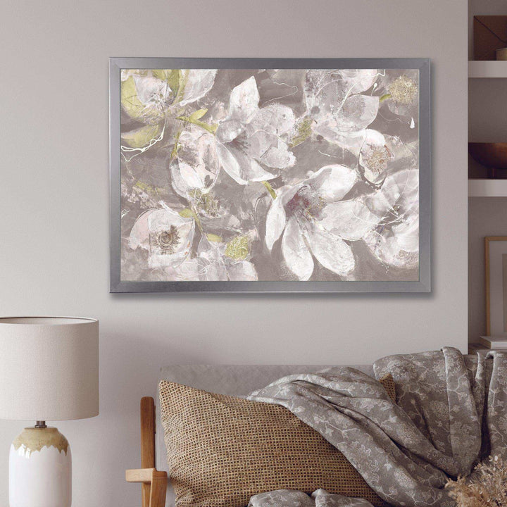 Beige And Brown Blossiming Flowers - Traditional Wall Art Prints