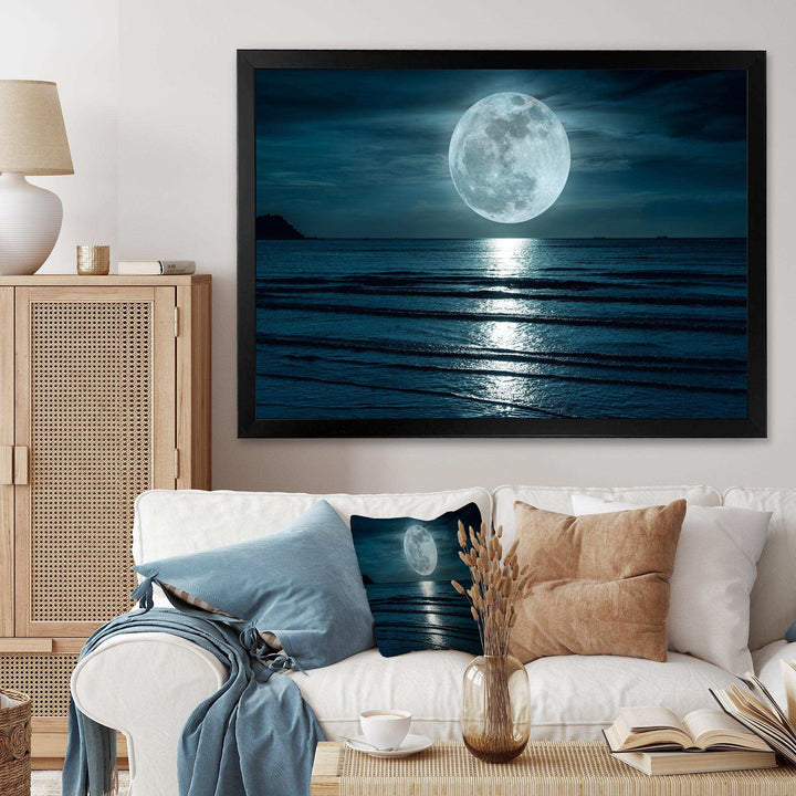 Super Moon Over The Sea I