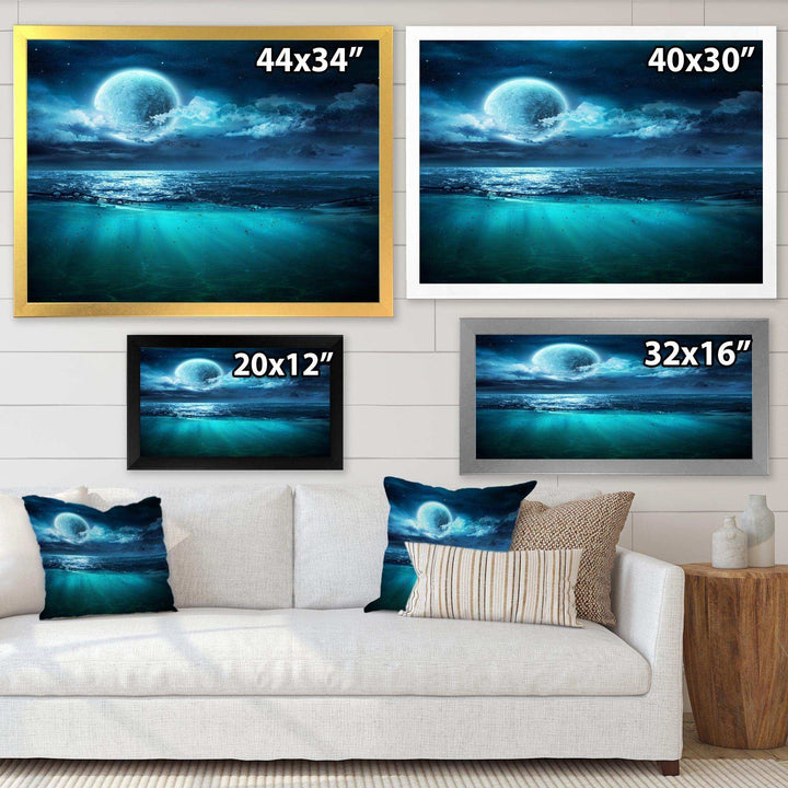 Romantic Moon Over Deep Blue Sea II