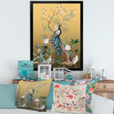 Chinoiserie With Birds and Peonies VI
