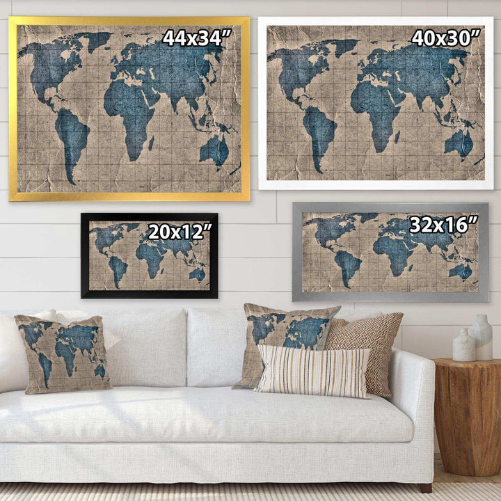 Ancient Map of The World I