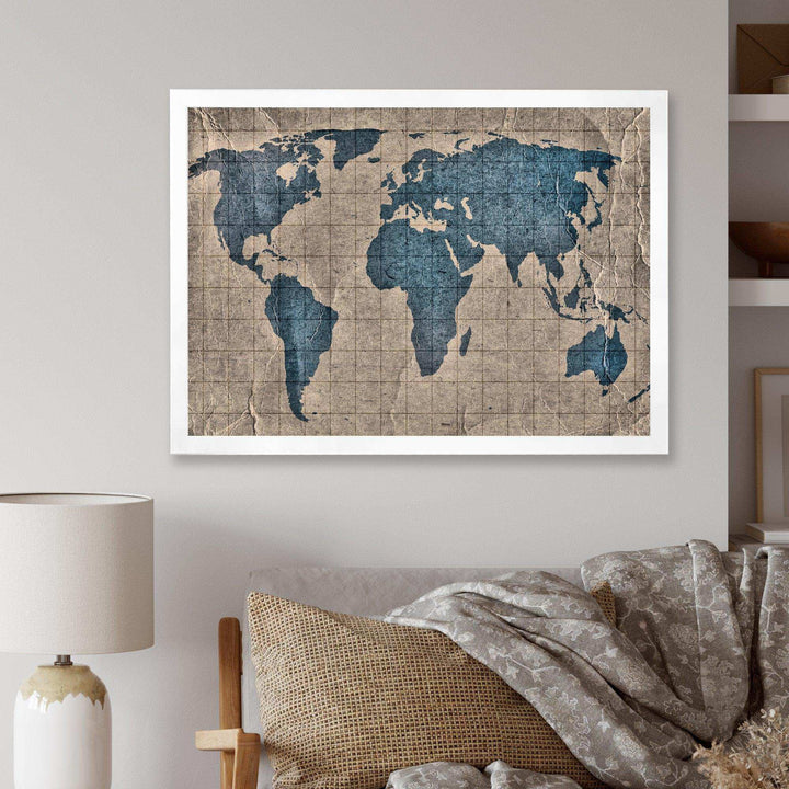 Ancient Map of The World I