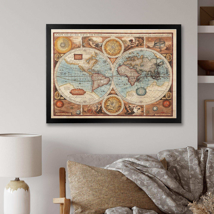 Ancient Map of The World VIII