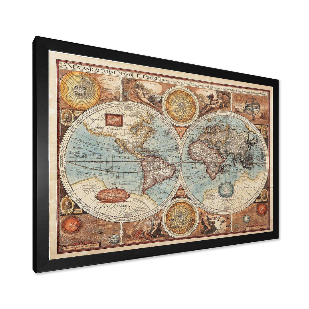 Ancient Map of The World VIII