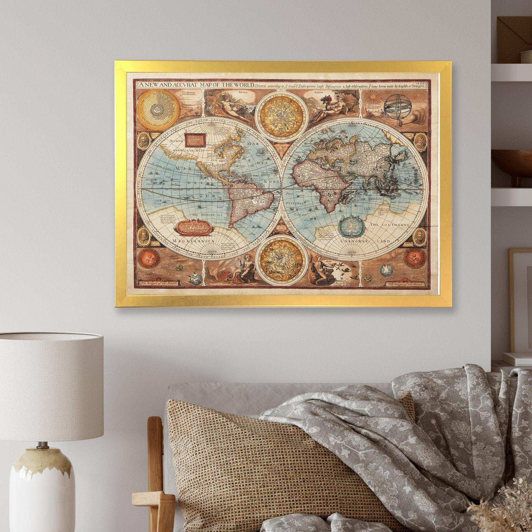 Ancient Map of The World VIII