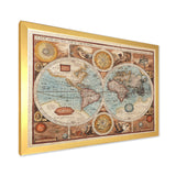 Ancient Map of The World VIII