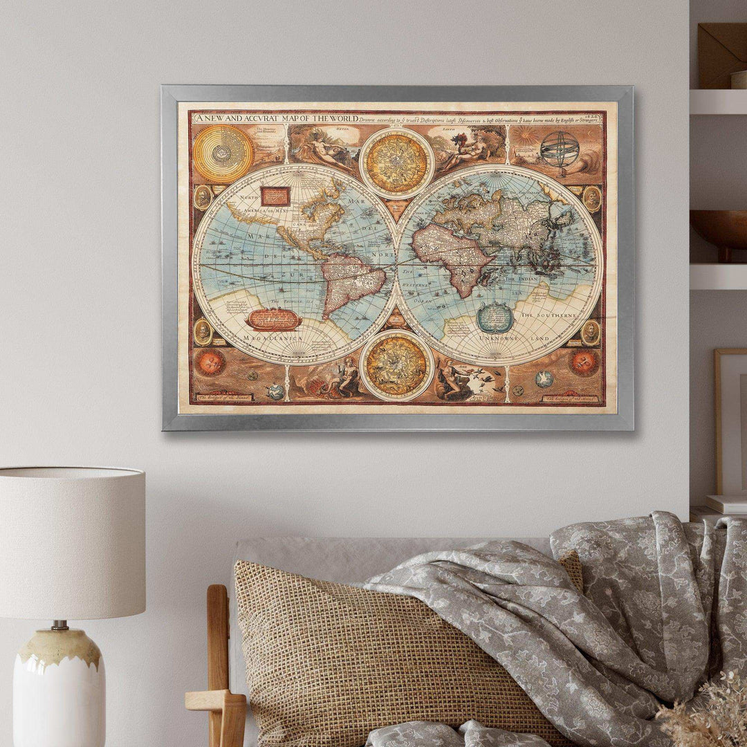 Ancient Map of The World VIII