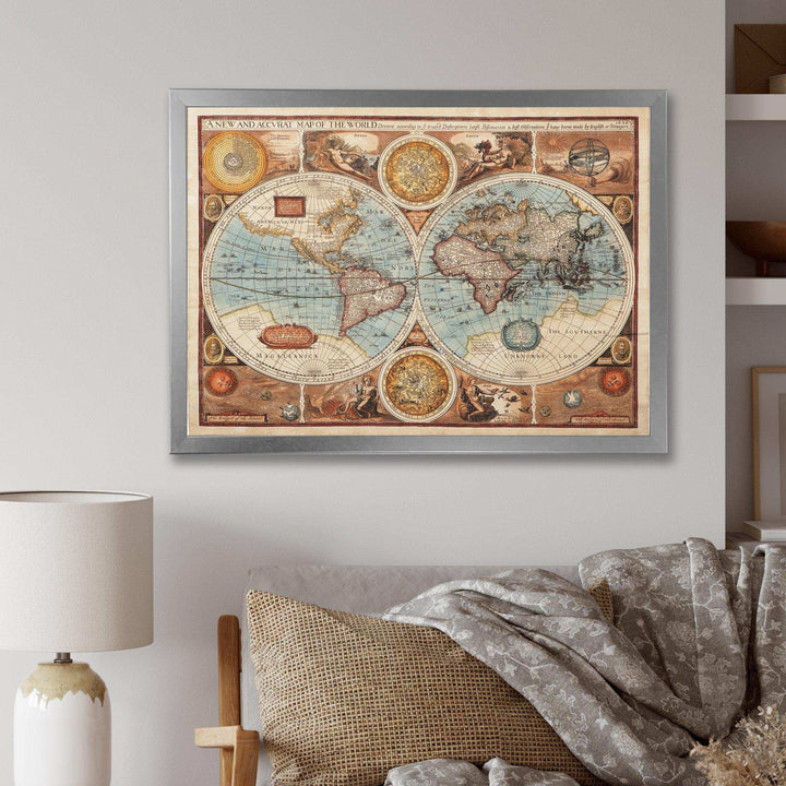 Ancient Map of The World VIII