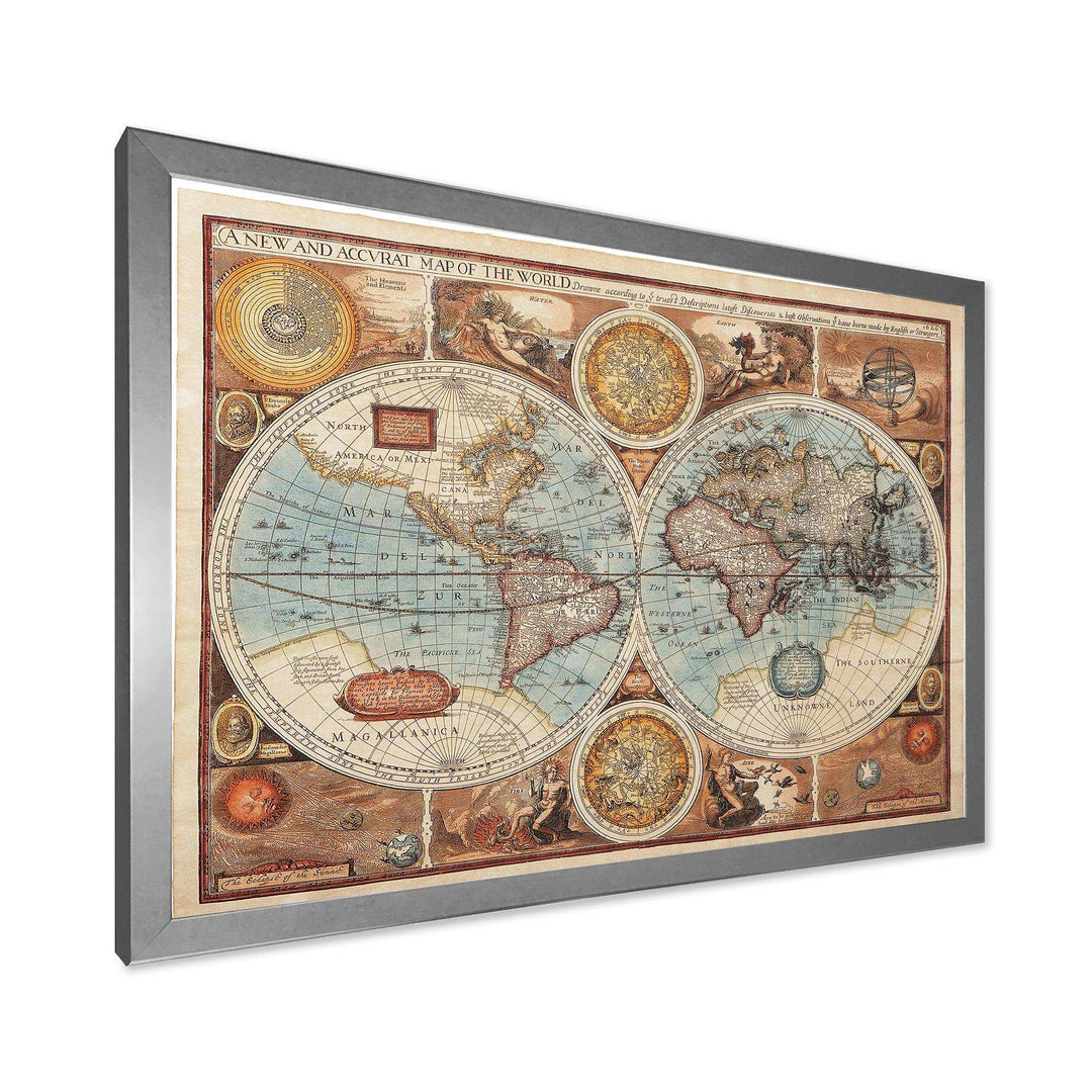 Ancient Map of The World VIII