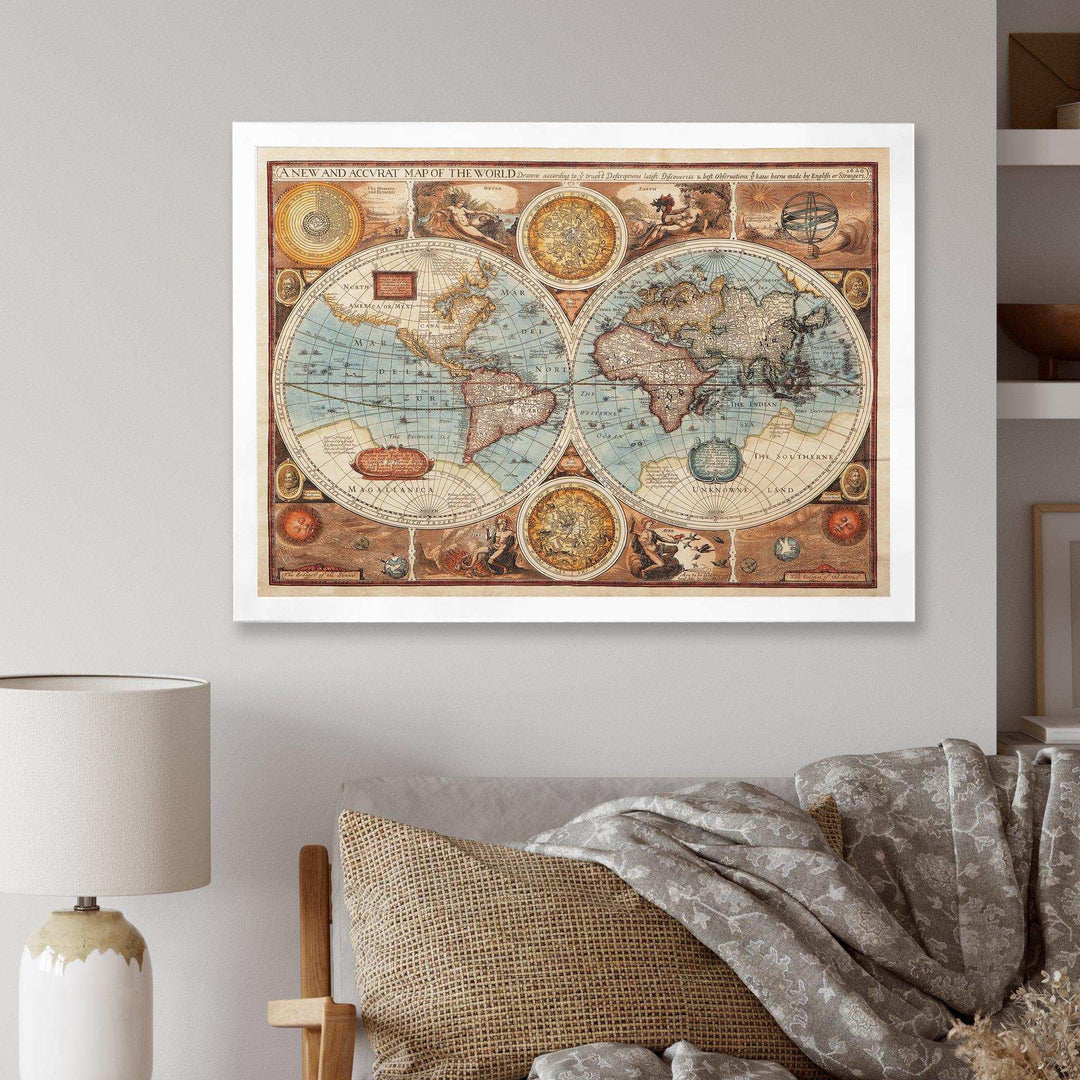 Ancient Map of The World VIII