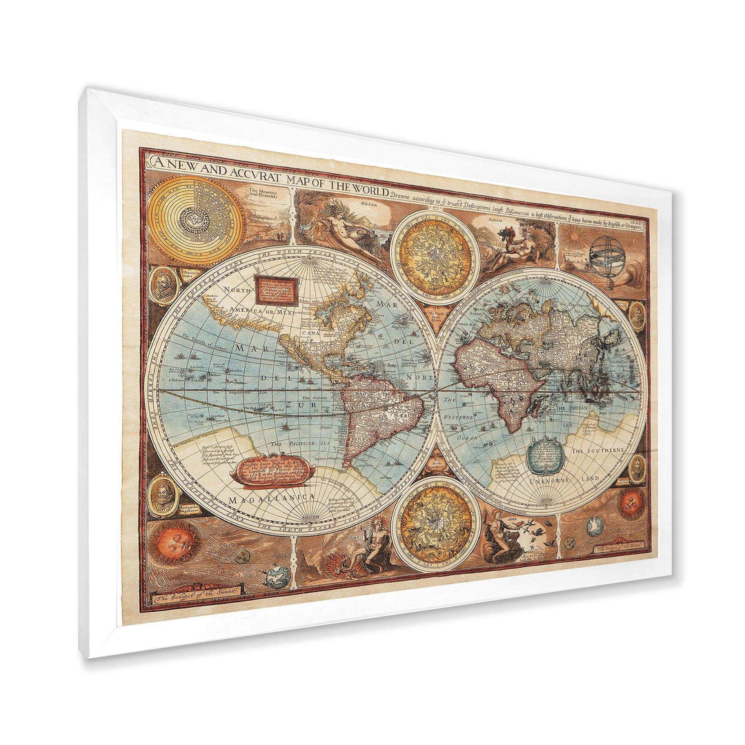 Ancient Map of The World VIII