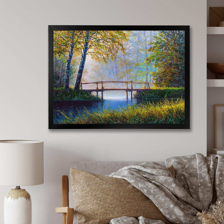 Morning Sunlight and The Awakening Spring Forest