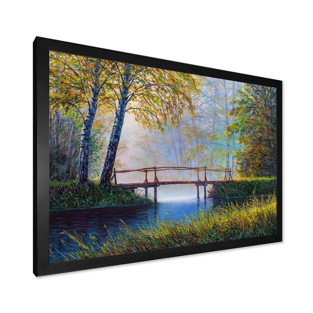 Morning Sunlight and The Awakening Spring Forest