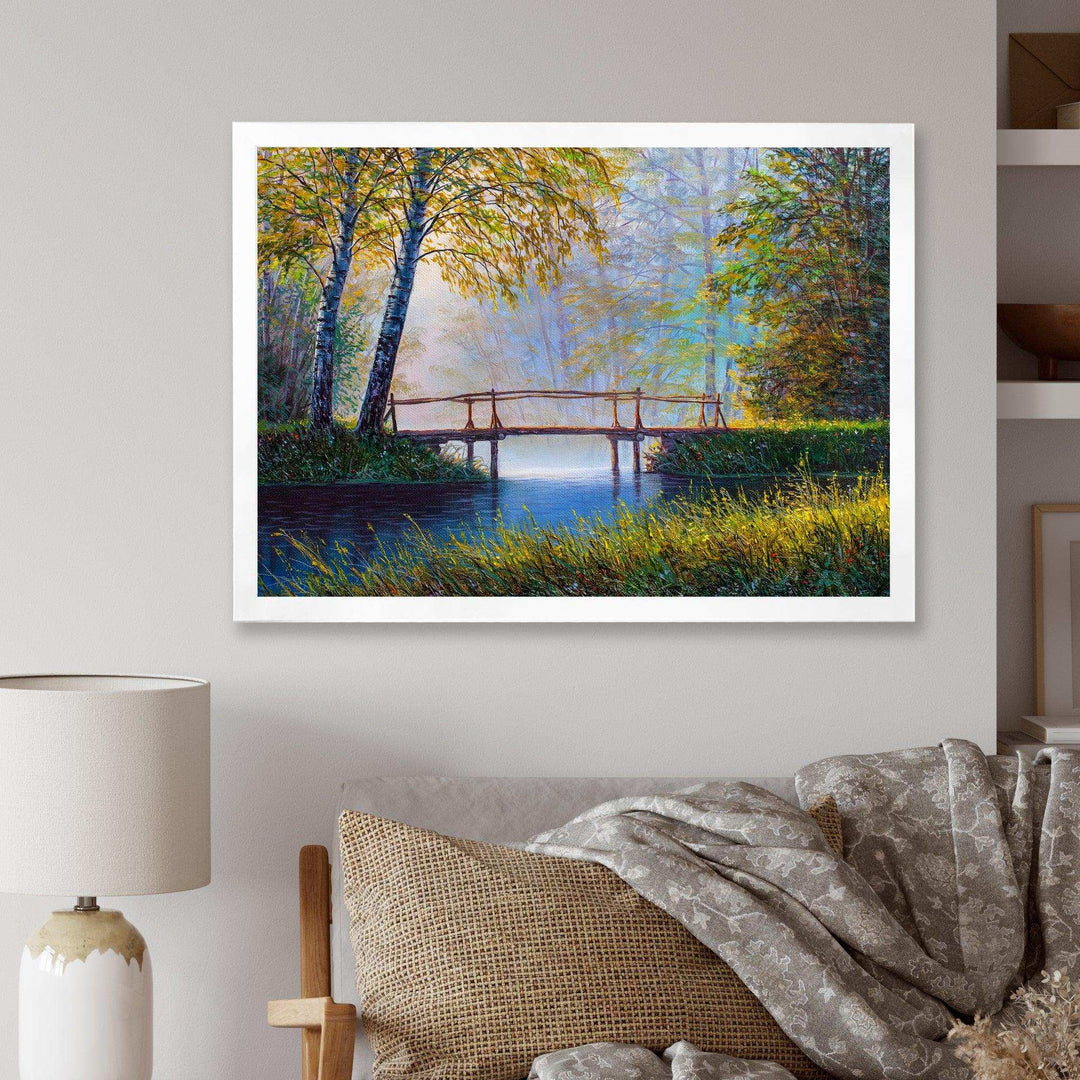 Morning Sunlight and The Awakening Spring Forest