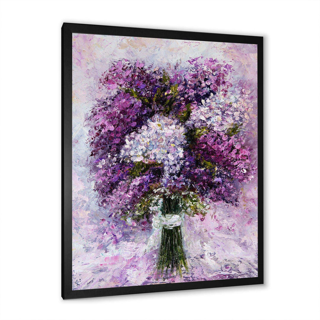 Purple Hyacinth Bouquet - Traditional Wall Art Prints