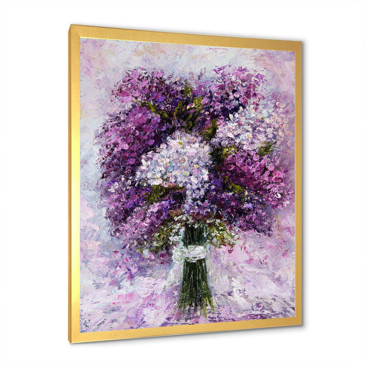 Purple Hyacinth Bouquet - Traditional Wall Art Prints