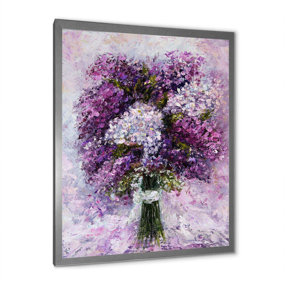 Purple Hyacinth Bouquet - Traditional Wall Art Prints